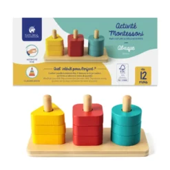 Abaque des formes et couleurs Montessori
