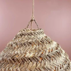 Abat-jour pour lustre fibres naturelles