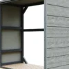 Abri à bûches extérieur 1,14 m² - 75 x 153 x h159 cm tundra cavern