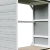 Abri à bûches extérieur 1,14 m² - 75 x 153 x h159 cm tundra grey
