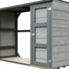 Abri à bûches extérieur75x217xh159cm abri à outils 1,09m²+0.53m²tundra cavern