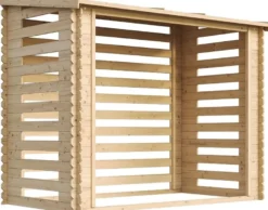 Abri à bûches -l146xl232xh199 cm - 2.63 m2