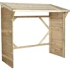 Abri buches bois 221x114,5x203cm