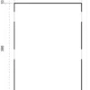 Abri de jardin en bois avec les planchers imprégné - h226x324x416 cm -12 m²