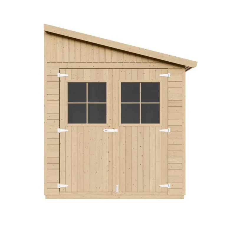 Abri de jardin en bois avec paroi latérale les planchers imprégné - 10 m2