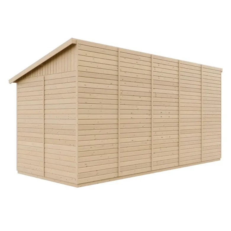 Abri de jardin en bois avec paroi latérale les planchers imprégné - 10 m2