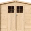 Abri de jardin en bois avec sol traité - l236xl226xh218 cm - 4,33 m2