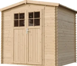 Abri de jardin en bois avec sol traité - l236xl226xh218 cm - 4,33 m2