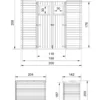 Abri de jardin en bois avec sol traité l204xl142xh200cm-2.22m2