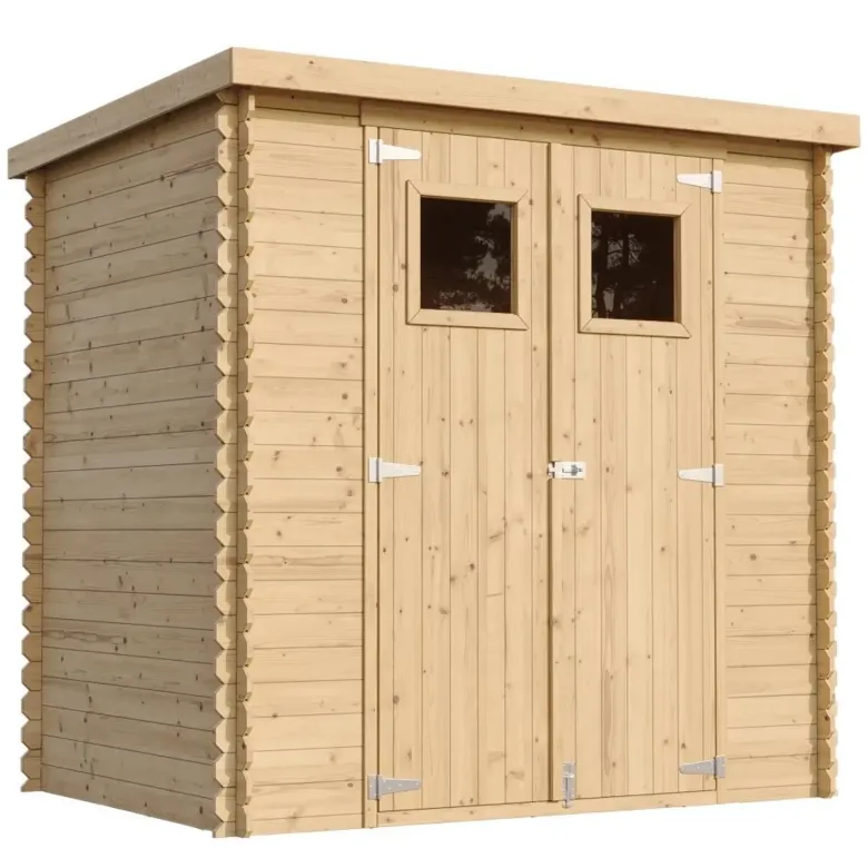 Abri de jardin en bois avec sol traité l204xl142xh200cm-2.22m2