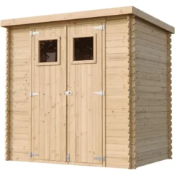 Abri de jardin en bois avec sol traité l204xl142xh200cm-2.22m2