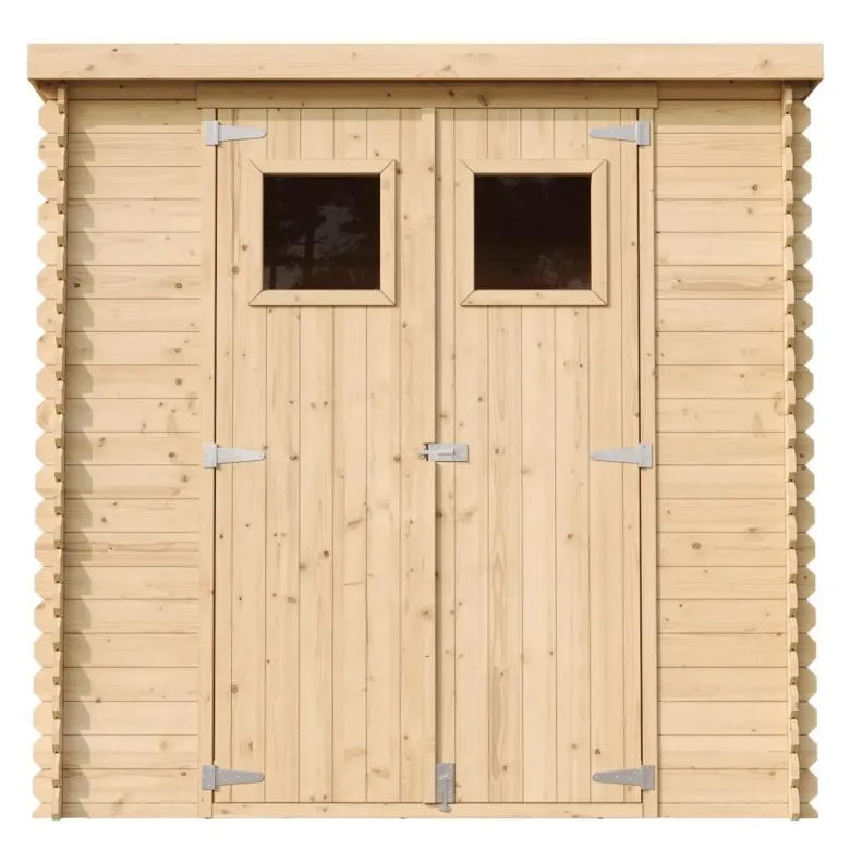 Abri de jardin en bois avec sol traité l204xl142xh200cm-2.22m2