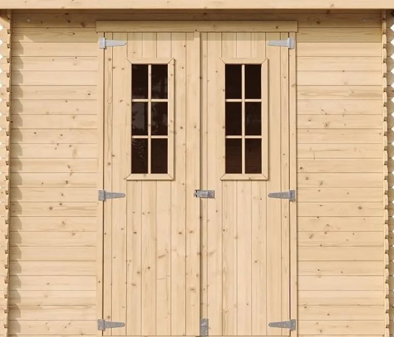 Abri de jardin en bois avec sol traité - l239xl142xh200cm-2.63 m2