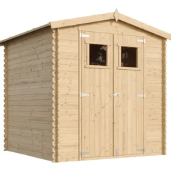 Abri de jardin en bois avec sol traité - l216xl206xh218 cm 3.53 m2