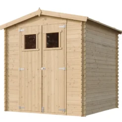 Abri de jardin en bois avec sol traité - l216xl206xh218 cm 3.53 m2