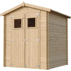 Abri de jardin en bois avec sol traité l186xl196xh218 cm - 2,82 m2