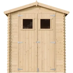 Abri de jardin en bois avec sol traité l186xl196xh218 cm - 2,82 m2