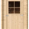 Abri de jardin en bois avec sol traité- l239xl144xh198 cm-2.63 m2
