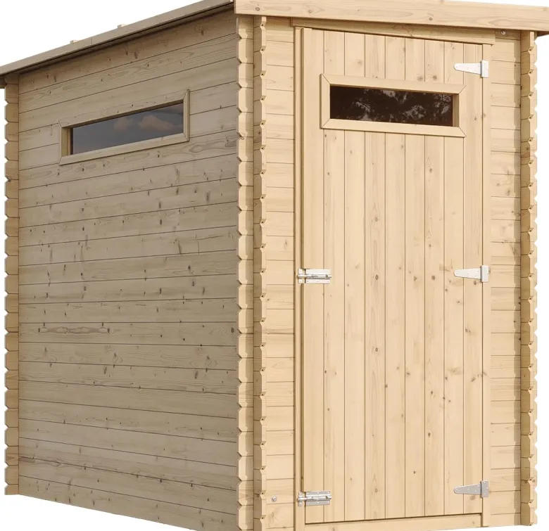 Abri de jardin en bois avec sol traité- l239xl144xh198 cm-2.63 m2