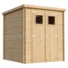 Abri de jardin en bois avec sol traité - de haute qualité - 3.53 m2