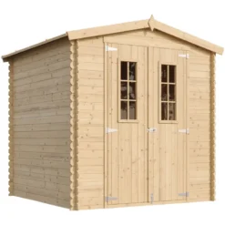 Abri de jardin en bois avec sol traité l216xl206xh218 cm - 3.53 m2
