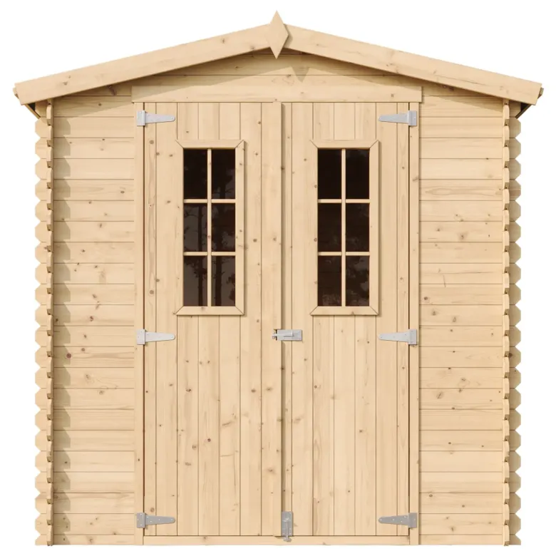 Abri de jardin en bois avec sol traité l216xl206xh218 cm - 3.53 m2