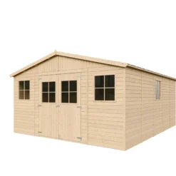 Abri de jardin en bois - h246x418x522 cm-20 m²