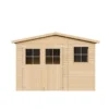 Abri de jardin en bois - h226x316x324 cm-9 m²