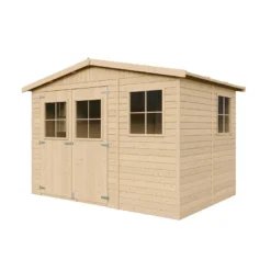 Abri de jardin en bois - h226x324x216 cm - 6 m²