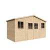 Abri de jardin en bois les planchers imprégné- h246x418x220 cm 8 m²