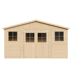 Abri de jardin en bois les planchers imprégné- h246x418x220 cm 8 m²