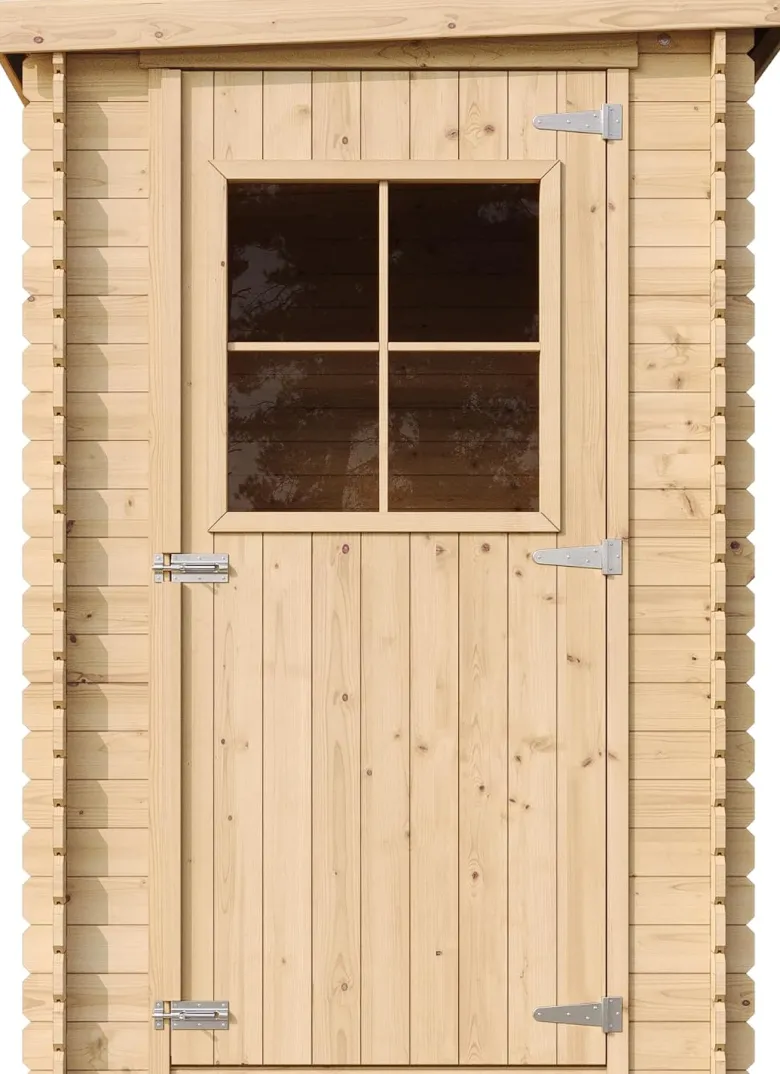 Abri de jardin en bois - l239xl144xh198 cm-2.63 m2