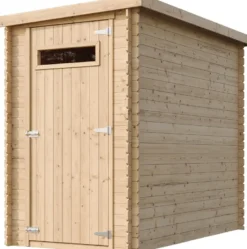 Abri de jardin en bois - l239xl144xh198 cm-2.63 m2