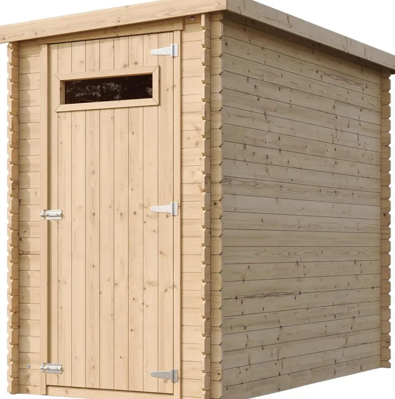Abri de jardin en bois - l239xl144xh198 cm-2.63 m2