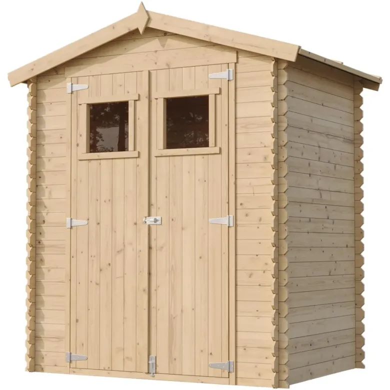 Abri de jardin en bois - l196xl136xh218 cm- 1.98 m2
