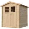 Abri de jardin en bois - l186xl196xh218 cm - 2,82 m2