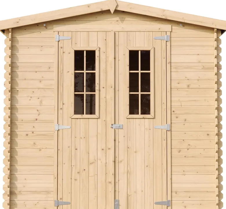 Abri de jardin en bois - l236xl226xh218 cm- 4.33 m2