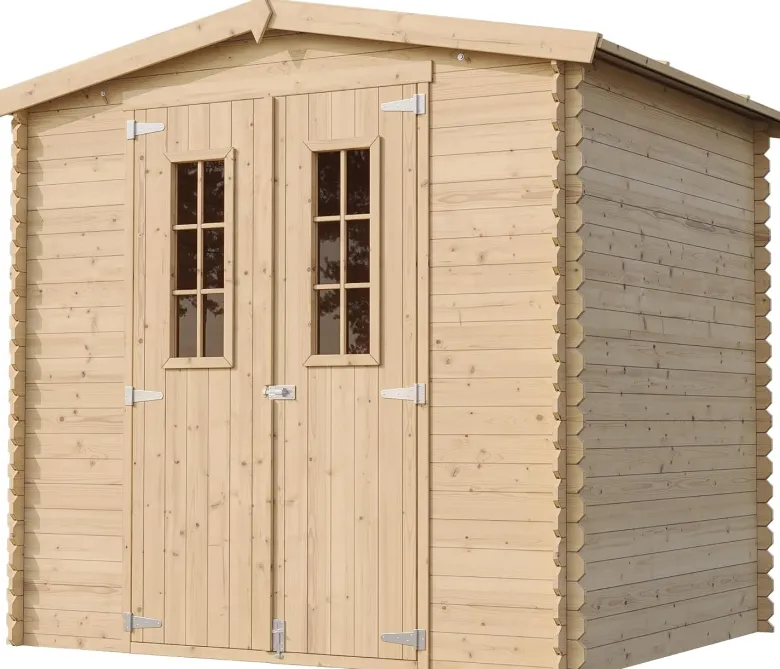 Abri de jardin en bois - l236xl226xh218 cm- 4.33 m2