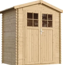 Abri de jardin en bois - l196xl136xh218 cm- 1.98 m2
