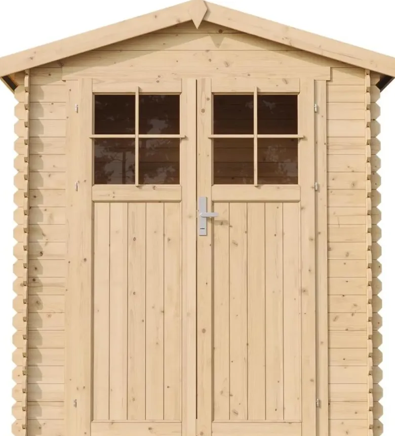 Abri de jardin en bois - l196xl136xh218 cm- 1.98 m2