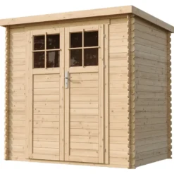 Abri de jardin en bois l204xl142xh200cm-2.22m2