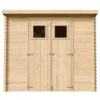 Abri de jardin en bois - l239xl142xh200cm-2.63 m2