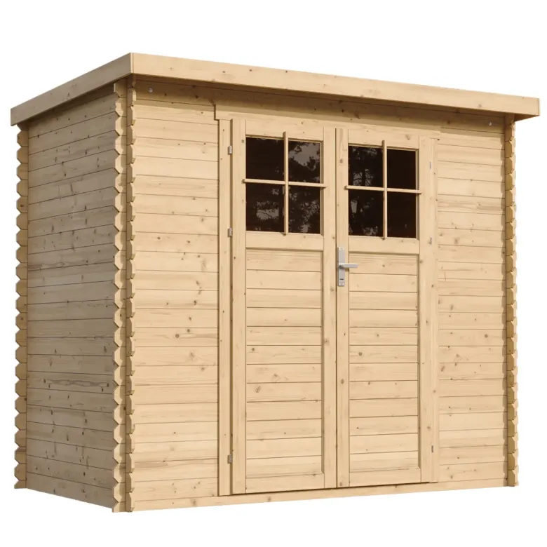 Abri de jardin en bois -porte verrouillable de haute qualité - 2.63 m2