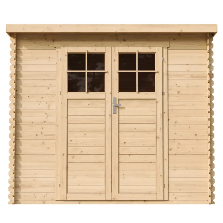 Abri de jardin en bois -porte verrouillable de haute qualité - 2.63 m2