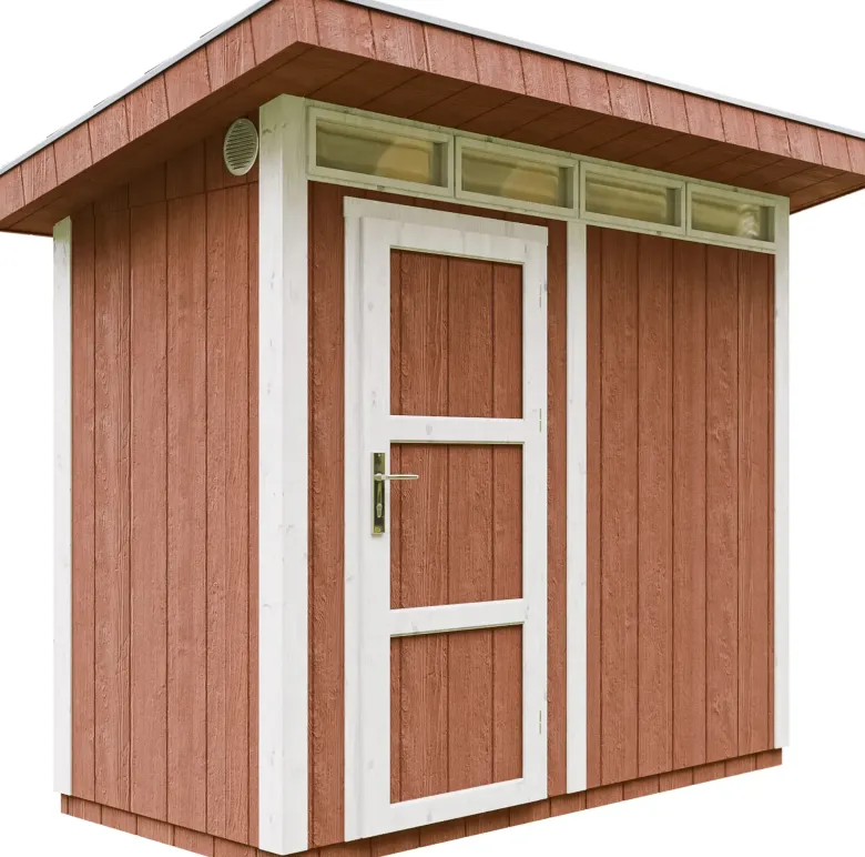 Abri de jardin qualité premium 3m² l161xl294xh239 cm - rouge