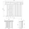 Abri de jardin qualité premium 3m² l161xl294xh239 cm - marron