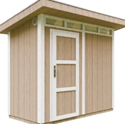 Abri de jardin qualité premium 3m² l161xl294xh239 cm - marron
