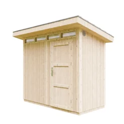 Abri de jardin qualité premium 3m² l161xl294xh239 cm - marron