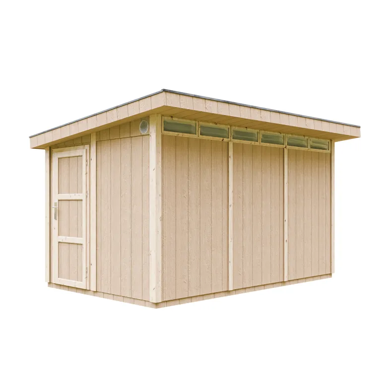 Abri de jardin qualité premium 9m² l412xl279xh237 cm - gris foncé