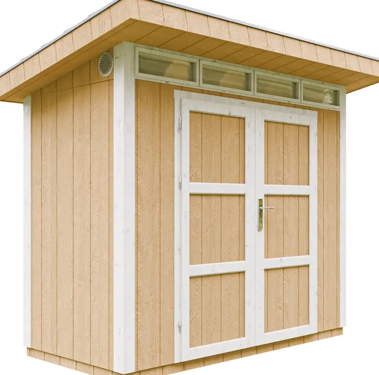 Abri de jardin qualité premium 3m² l161xl294xh239 cm - jaune